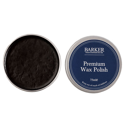 BARKER Premium Wax Polish 75ml Shoe and Boot