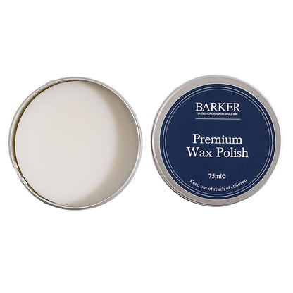 BARKER Premium Wax Polish 75ml Shoe and Boot