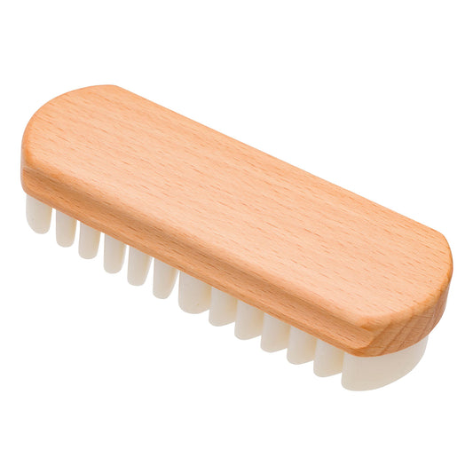 Beechwood Suede Crepe Brush 12cm Natural Rubber Cleaner