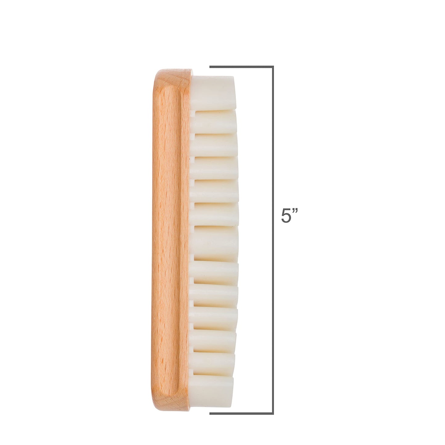 Beechwood Suede Crepe Brush 12cm Natural Rubber Cleaner