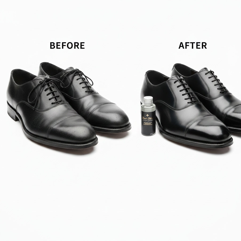 Boot Black Polish Water 100ml