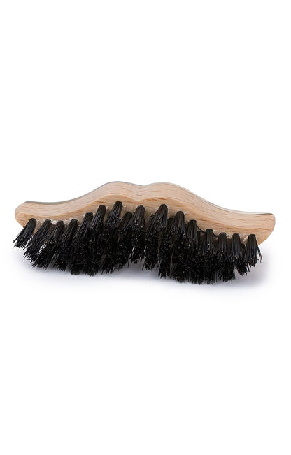 Abbeyhorn Hand Crafted Pure Natural Bristle Mustache Brush