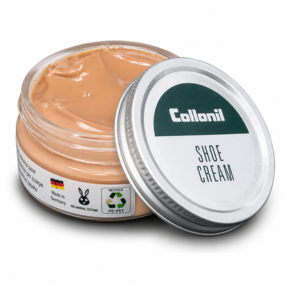 Collonil Shoe Cream 60ml Leather & Synthetic Shoe Polish Nourishing Shine