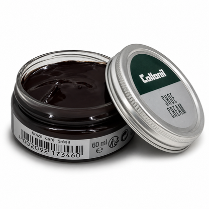 Collonil Shoe Cream 60ml Leather & Synthetic Shoe Polish Nourishing Shine