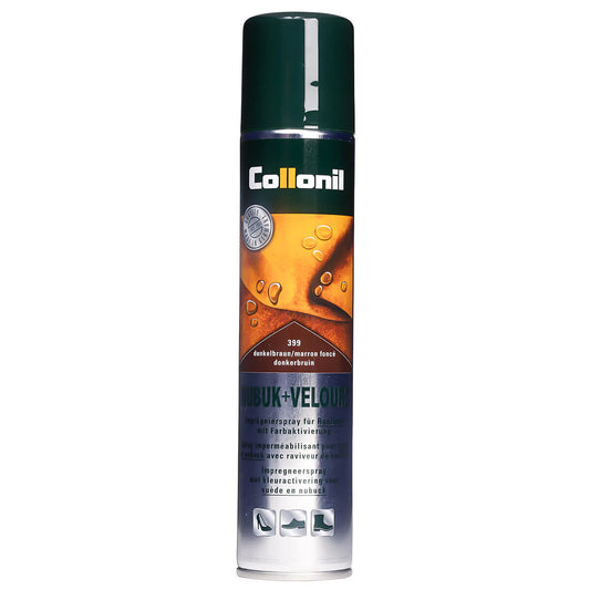 Collonil Nubuck + Velours Waterproof Spray 200ml Dark Brown