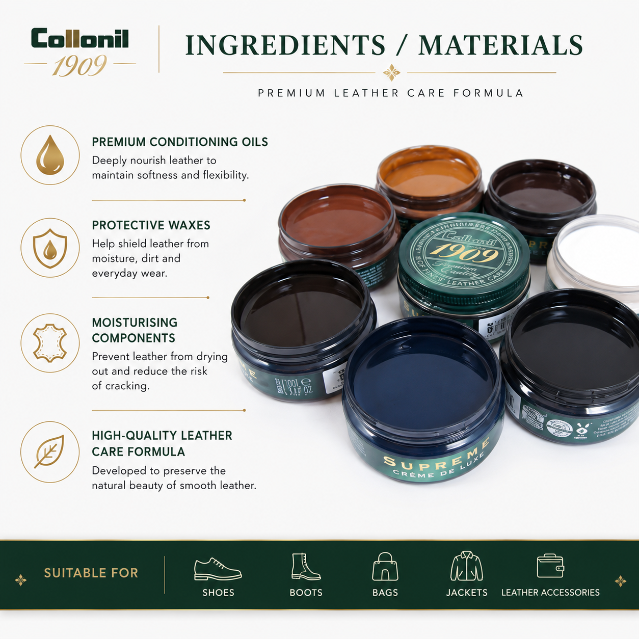 Collonil 1909 Supreme Creme De Luxe 100ml