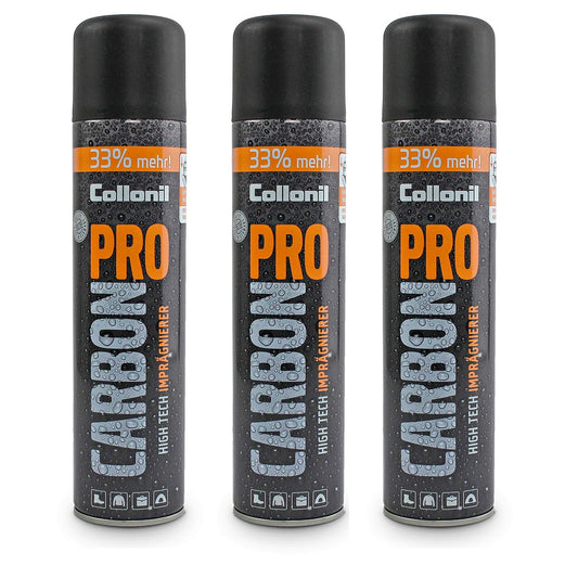 Collonil Carbon Pro Waterproofing Spray 400ml - 3 Pack