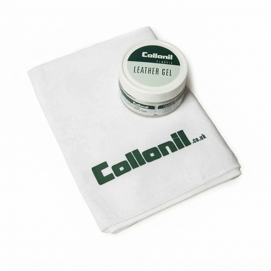 Collonil Leather Gel 60ml and Polishing Cloth Set