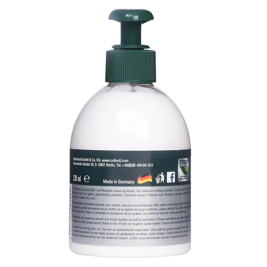 Collonil Leather Gel 230ml Pump + Free Cloth