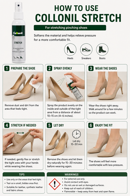 Collonil Stretch 150ml Hand Pump Shoe Stretch Spray