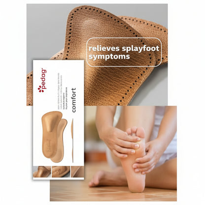 Pedag Comfort 3/4 Leather Insole - Everyday Elegance for Your Shoes