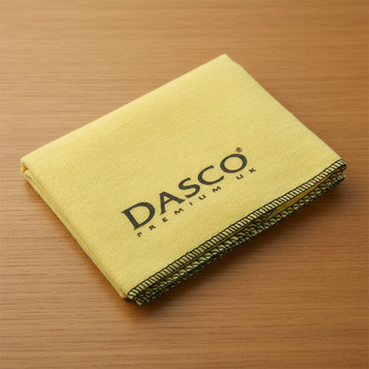 Dasco Large Polish Cloth Yellow 38cm x 40cm - High-Quality Cotton