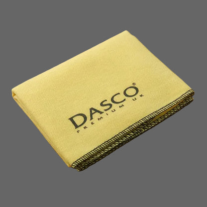 Dasco Large Polish Cloth Yellow 38cm x 40cm - High-Quality Cotton