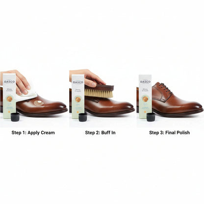 Dasco Shoe Cream 75ml Tube with Applicator