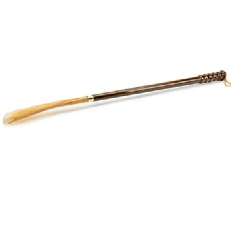 Dasco Shoe Horn with Knurled Wood Handle