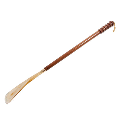 Dasco Shoe Horn with Knurled Wood Handle
