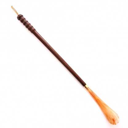 Dasco Shoe Horn with Knurled Wood Handle