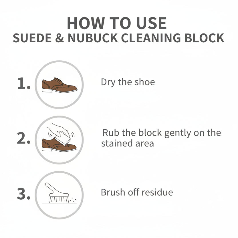 Dasco Suede and Nubuck Cleaning Block White 90g