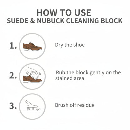 Dasco Suede and Nubuck Cleaning Block White 90g