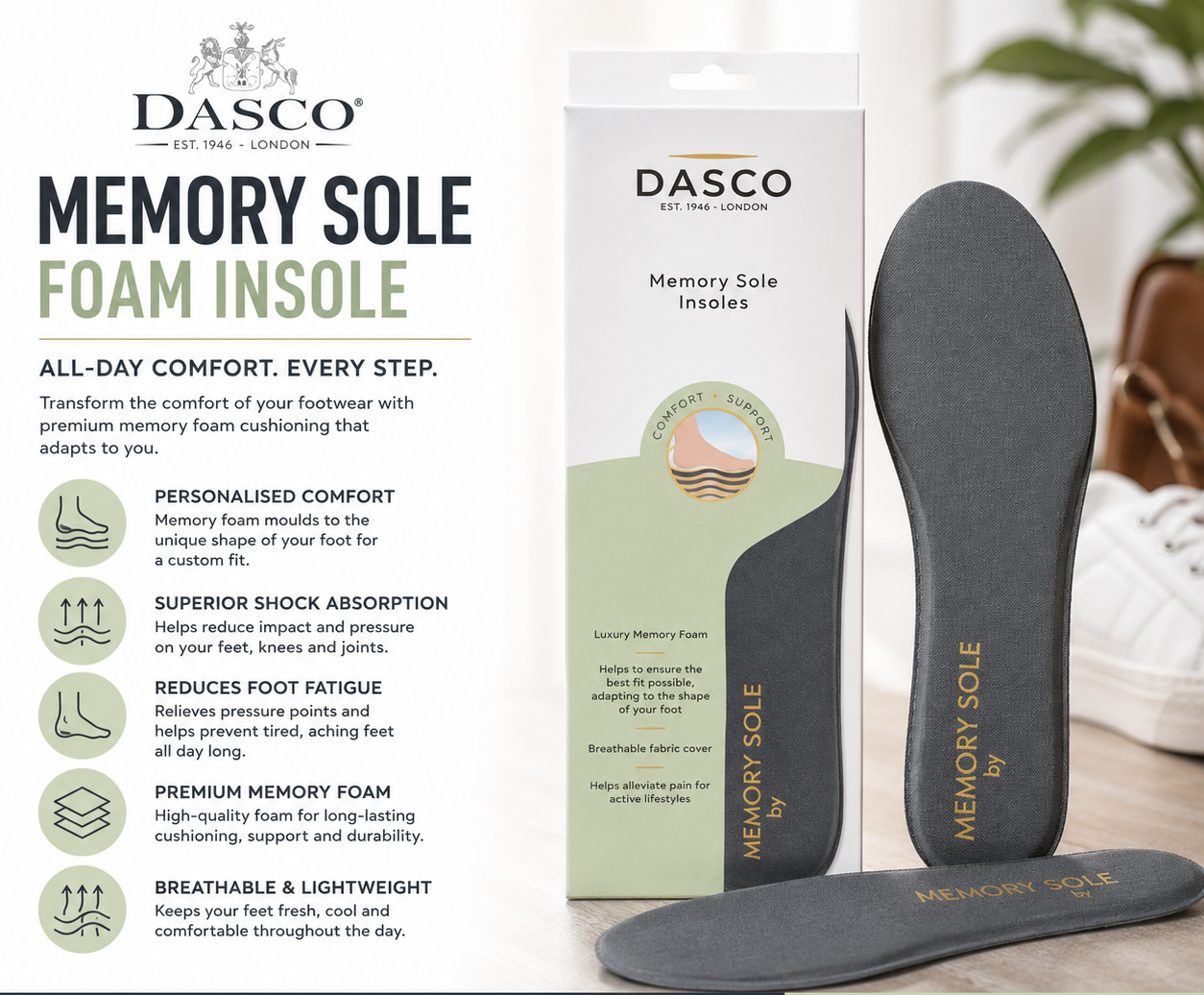Dasco Memory Sole Foam Insole