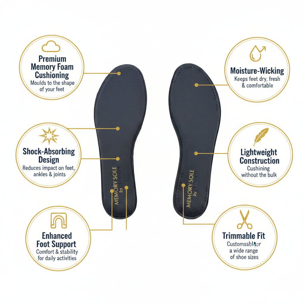 Dasco Memory Sole Foam Insole