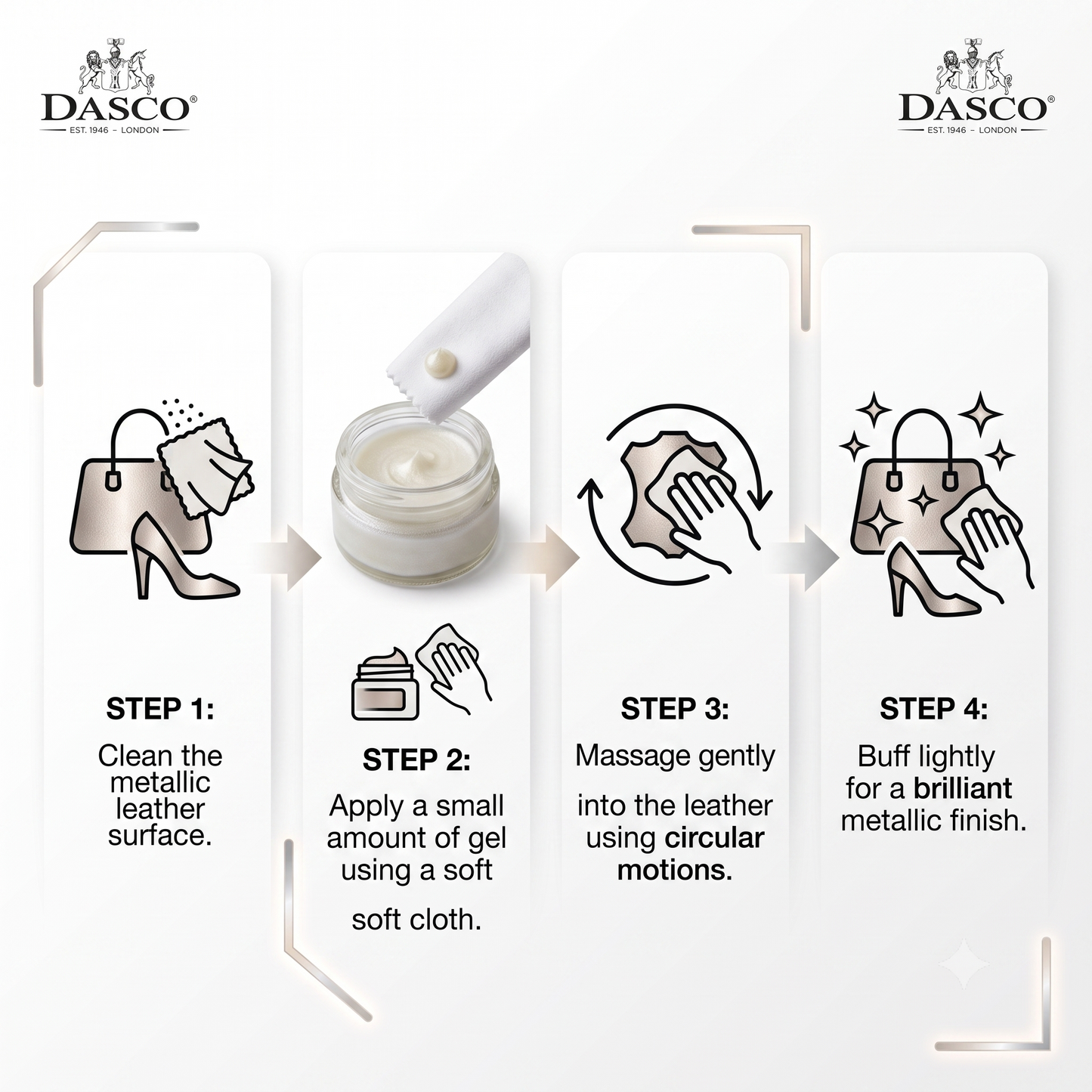 Dasco Metallic Gel 50ml Neutral Beeswax