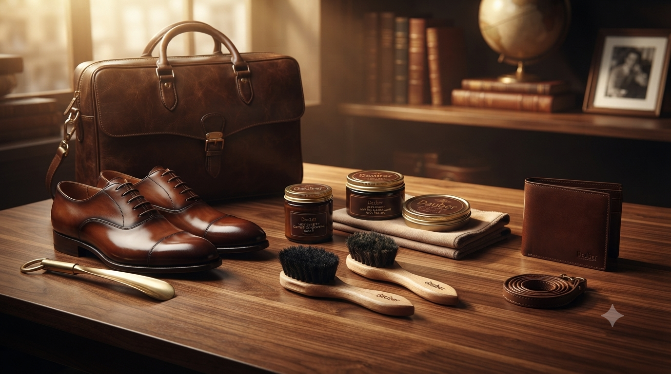 Dauber Brush Set for Leather Care Ideal