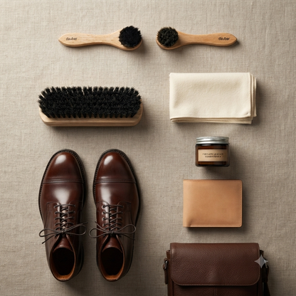 Dauber Brush Set for Leather Care Ideal