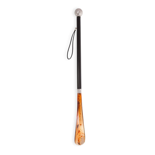 Decorative Golf Ball Shoe Horn with Leather Stem