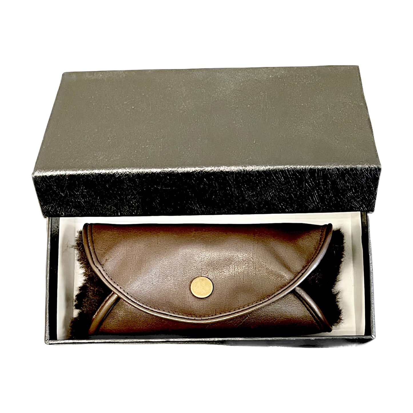 Deluxe Sheepskin Polishing Mitt Dark Brown