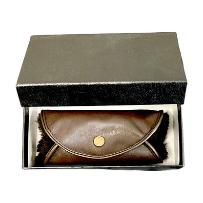 Deluxe Sheepskin Polishing Mitt Dark Brown