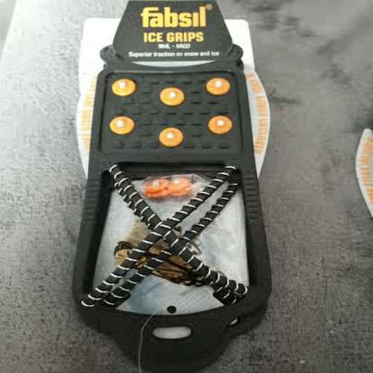 Fabsil Ice Grips – Anti Slip Boot Grips for Snow & Ice