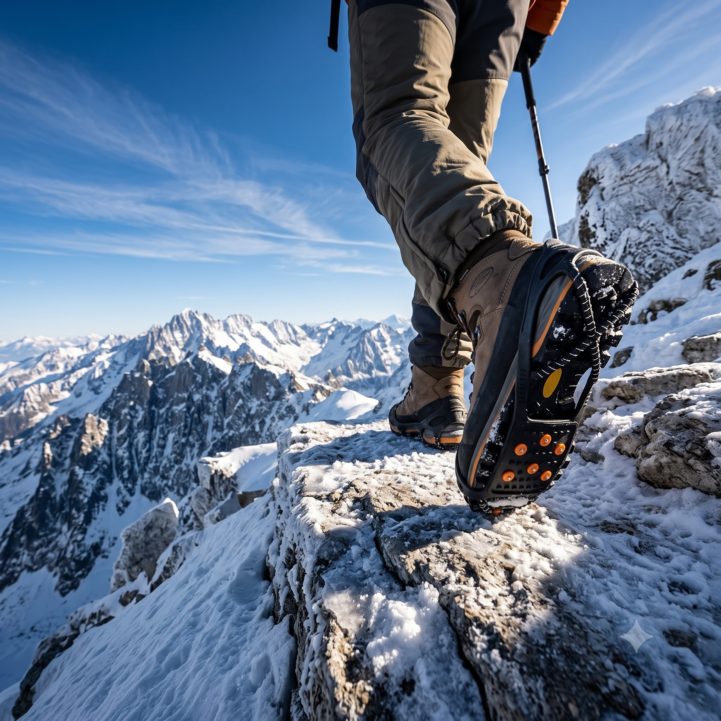 Fabsil Ice Grips Anti-Slip Boot Grips for Snow & Ice