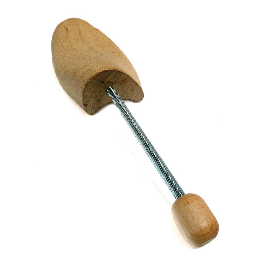 3 Pairs Wooden Shoe Trees with Spiral Spring