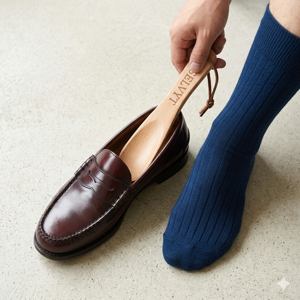 Selvyt Luxury Wooden Shoe Horn