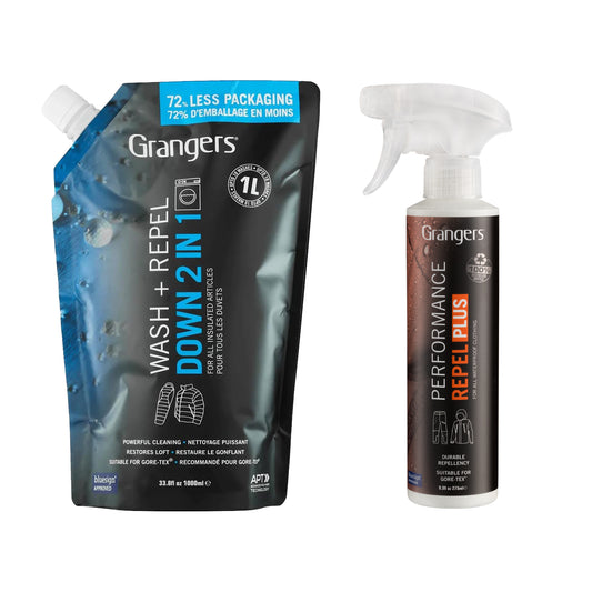 Grangers Twin Pack Clothing Wash & Repel 1L + Repel Plus 275ml