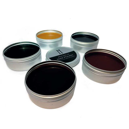 Hewitts Premium Wax Polish 75ml High Shine Leather Shoe Polish