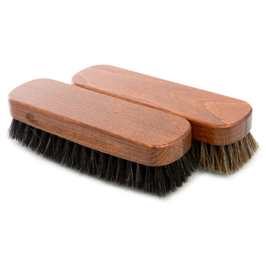 Horsehair Shoe Buffing Brush Medium Leather Goods Care