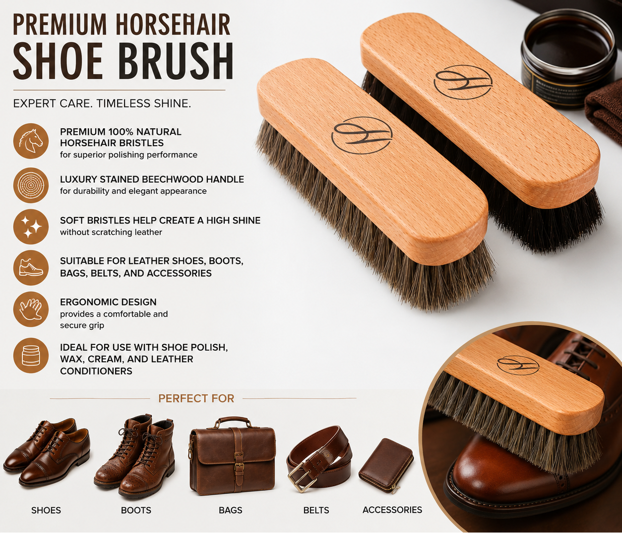 Hudson Luxury Buffing Brush