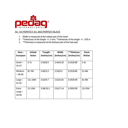 Pedag Perfekt Soft Heel Pad for shoes/boots
