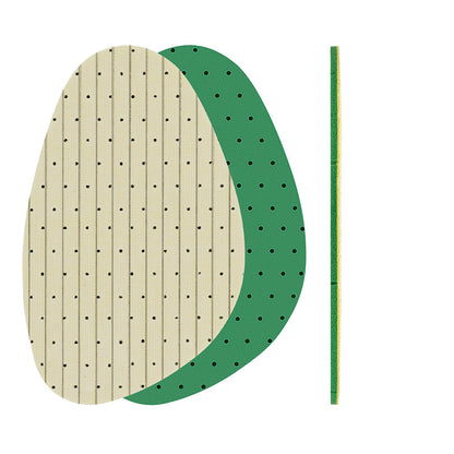 Pedag Half Insole Foam Soft Latex Forefoot Cushion Pretty Leather