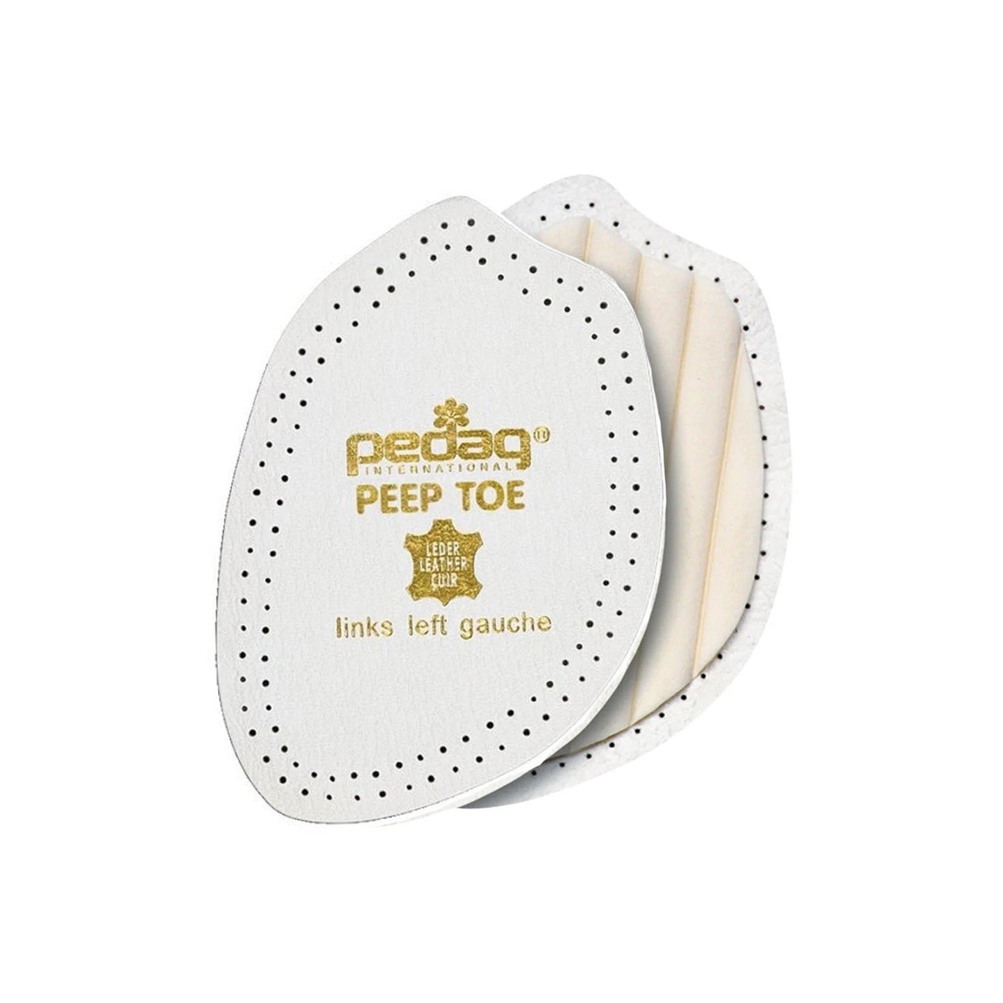 Pedag Peep Toe Leather Half Insole Forefoot Cushion