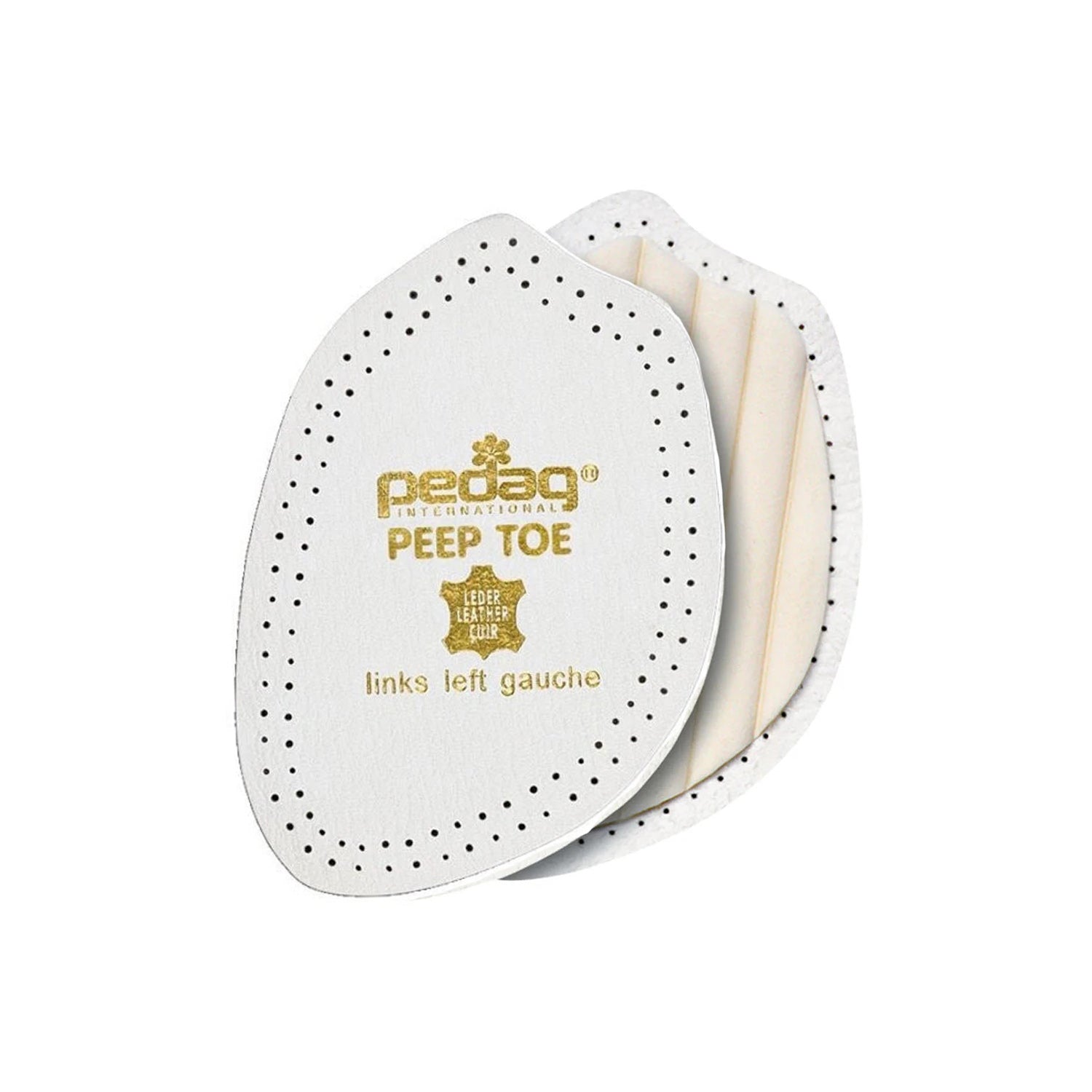Pedag Peep Toe Leather Half Insole Forefoot Cushion
