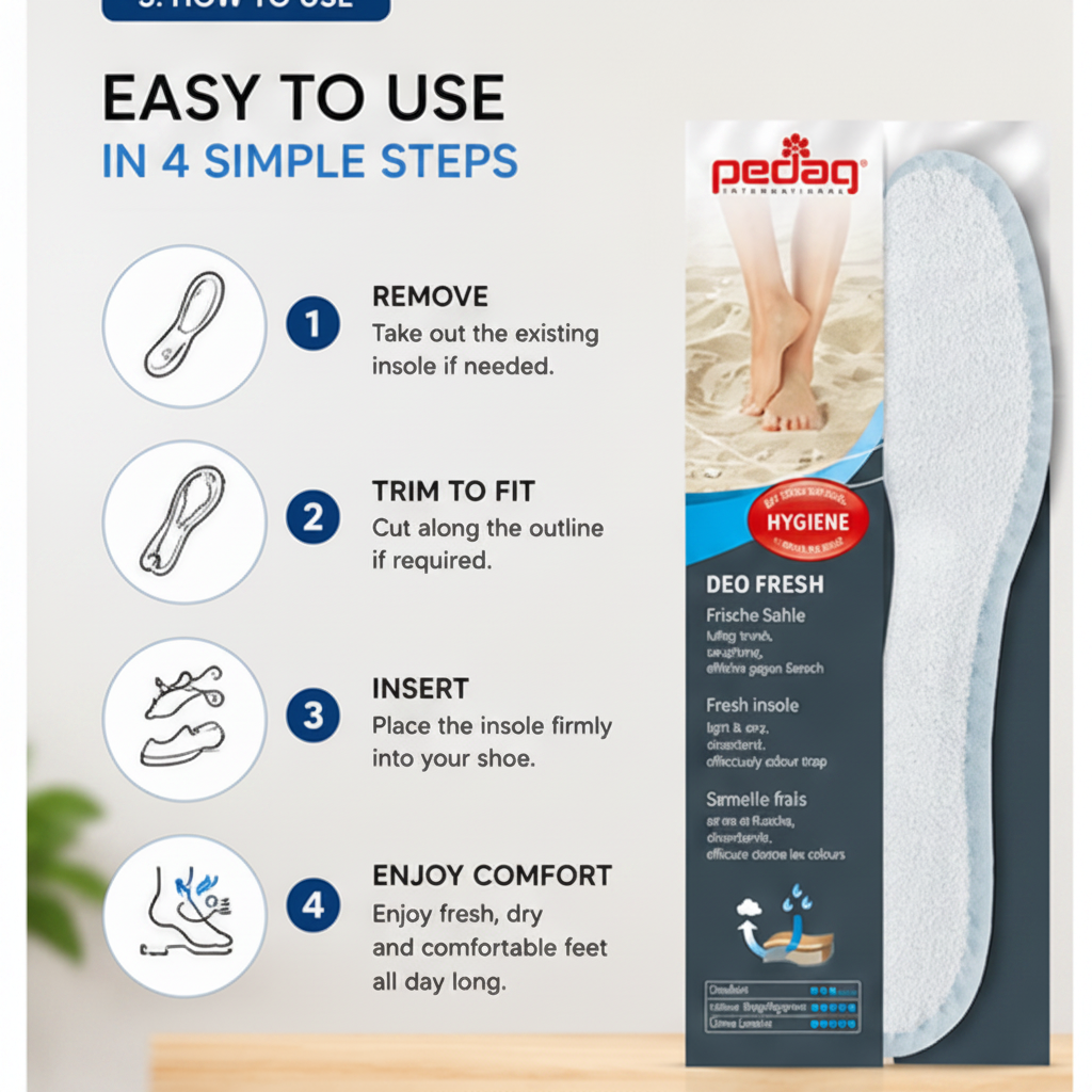 Pedag Deo Fresh Barefoot Insole
