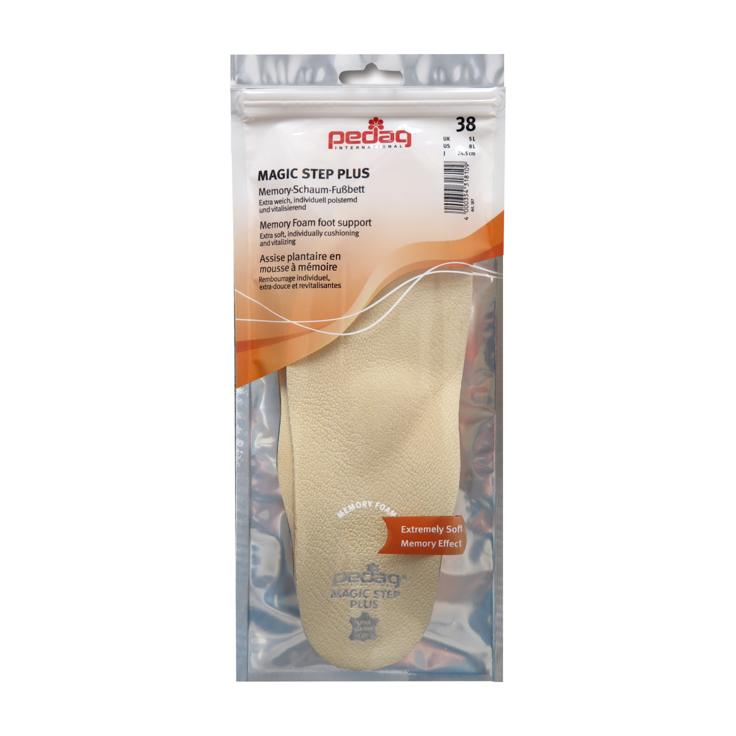 Pedag Magic Step Plus - the Memory foam footbed - Multicolour