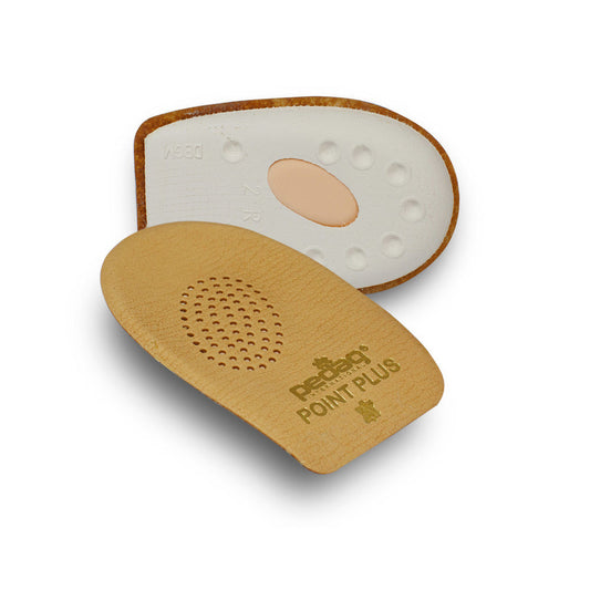 Pedag Point Plus Heel Spur Pad Premium Leather Orthotic Support
