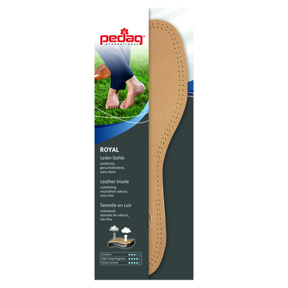 Pedag Royal Leather Insoles - Cushioned and Breathable