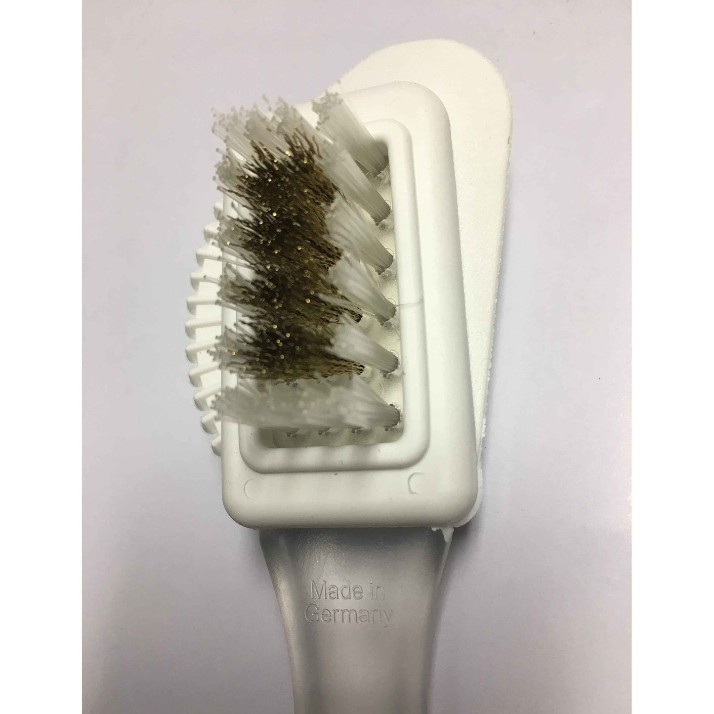 Pedag Suede Shoes Brush with Brass Bristles for Leather
