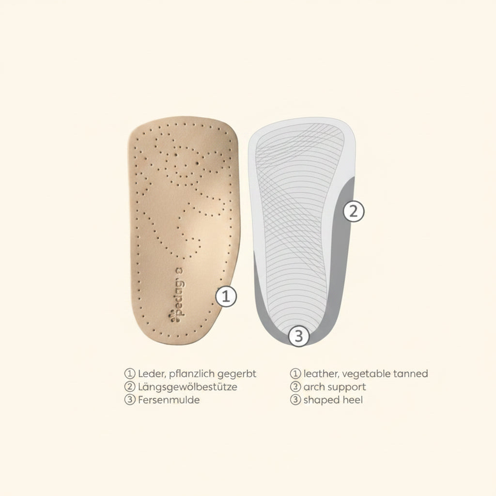 Pedag Bambini Insole 192 Leather Arch Support/Insole for Children