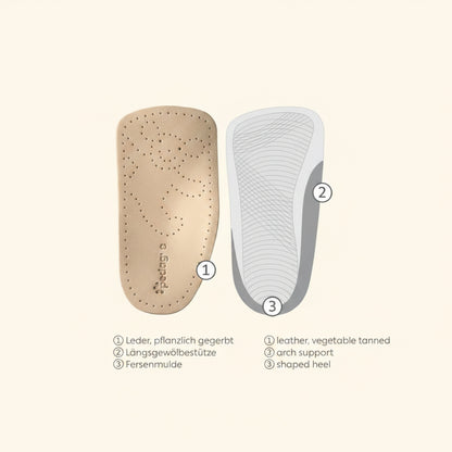 Pedag Bambini Insole 192 Leather Arch Support/Insole for Children